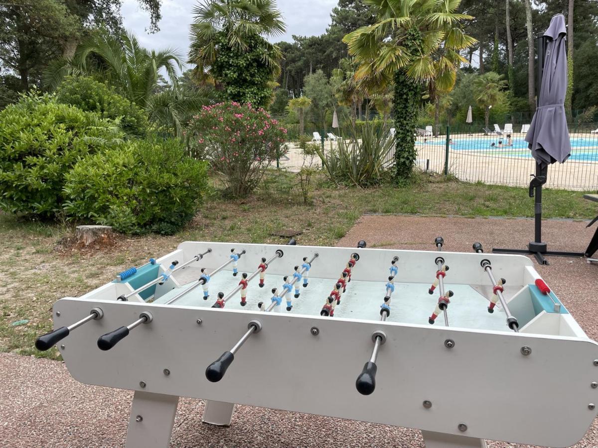 Chalet Paisible A La Plage, Piscine Et Tennis Ondres Bagian luar foto