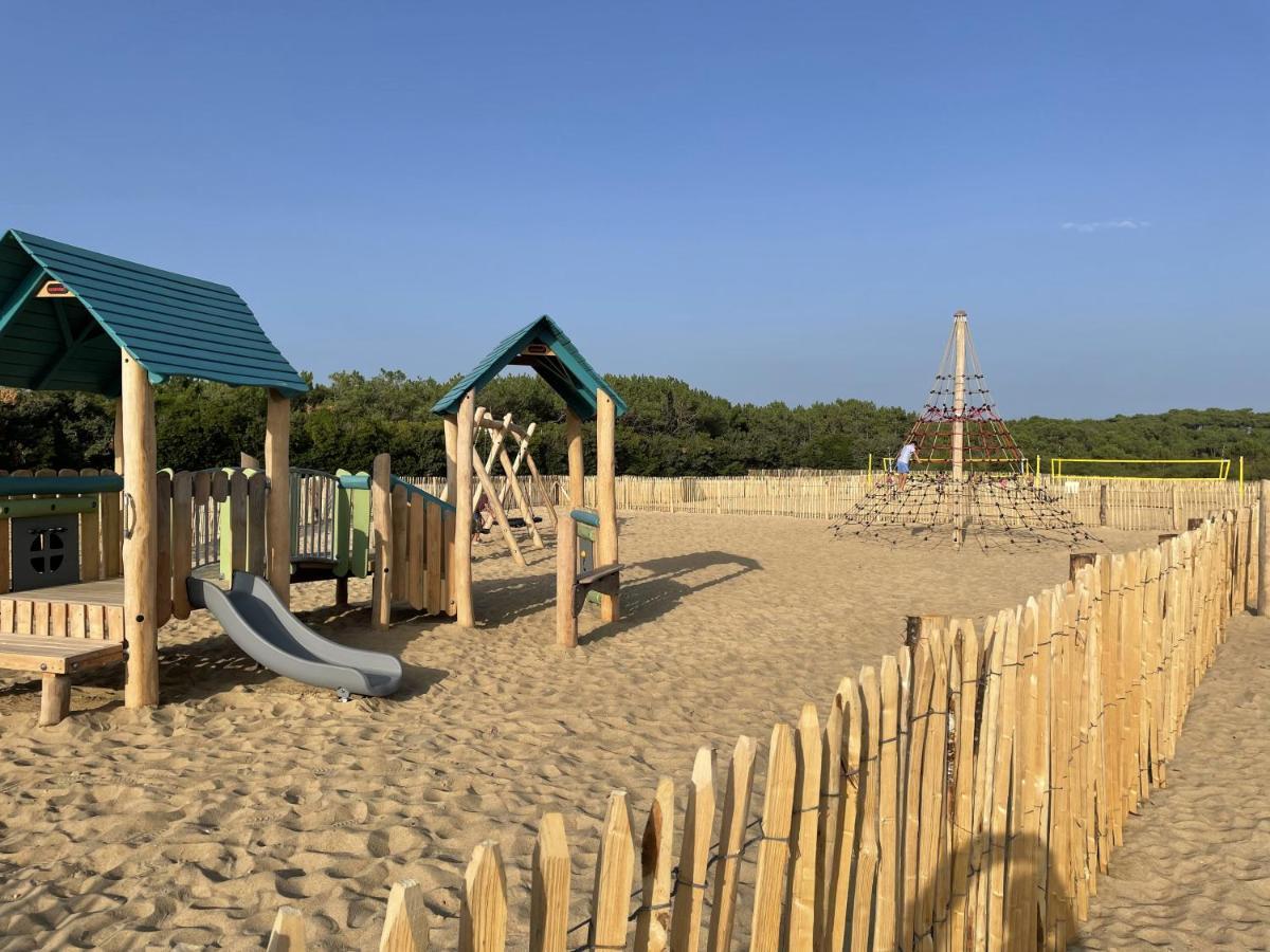 Chalet Paisible A La Plage, Piscine Et Tennis Ondres Bagian luar foto