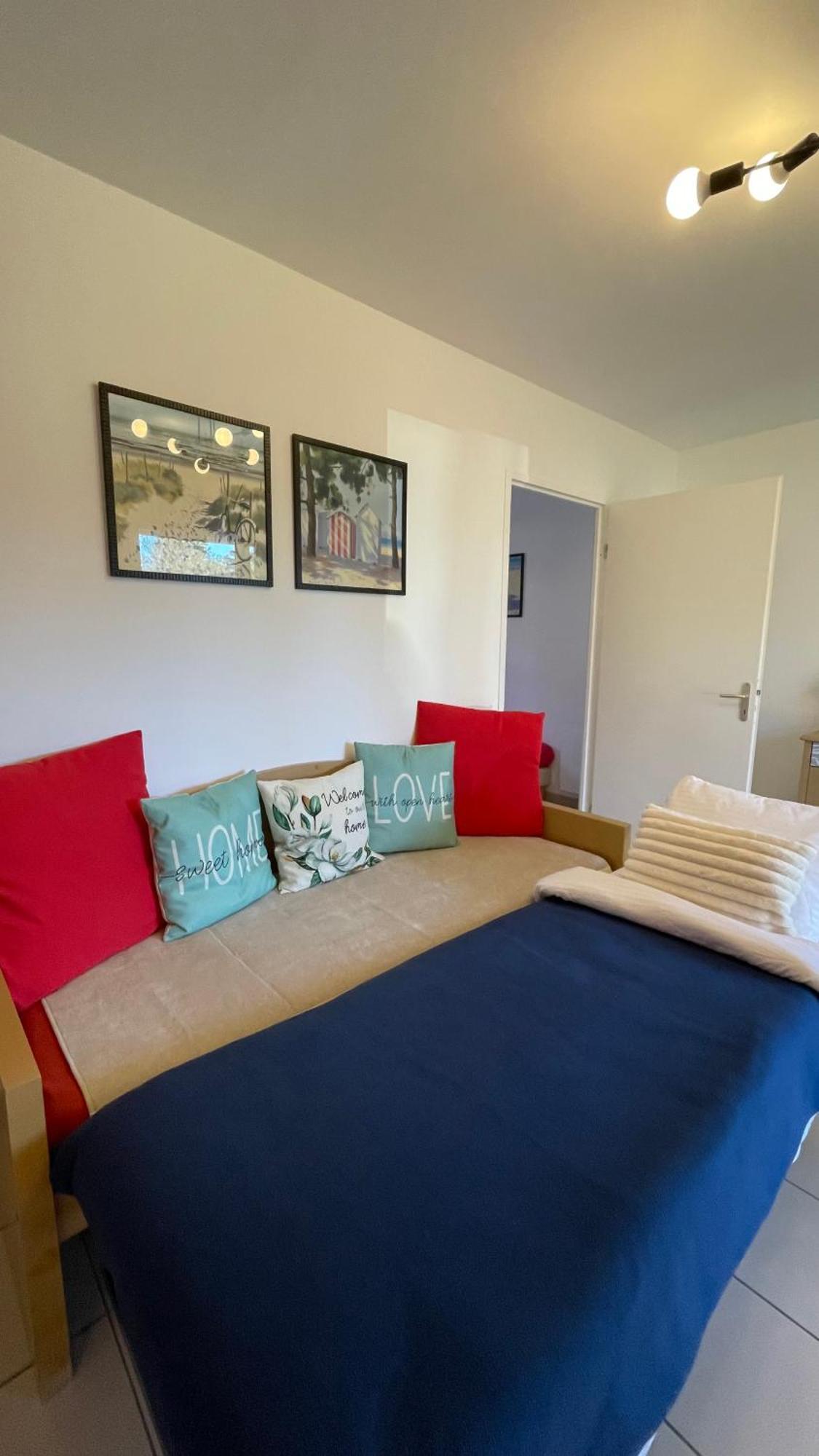 Chalet Paisible A La Plage, Piscine Et Tennis Ondres Bagian luar foto