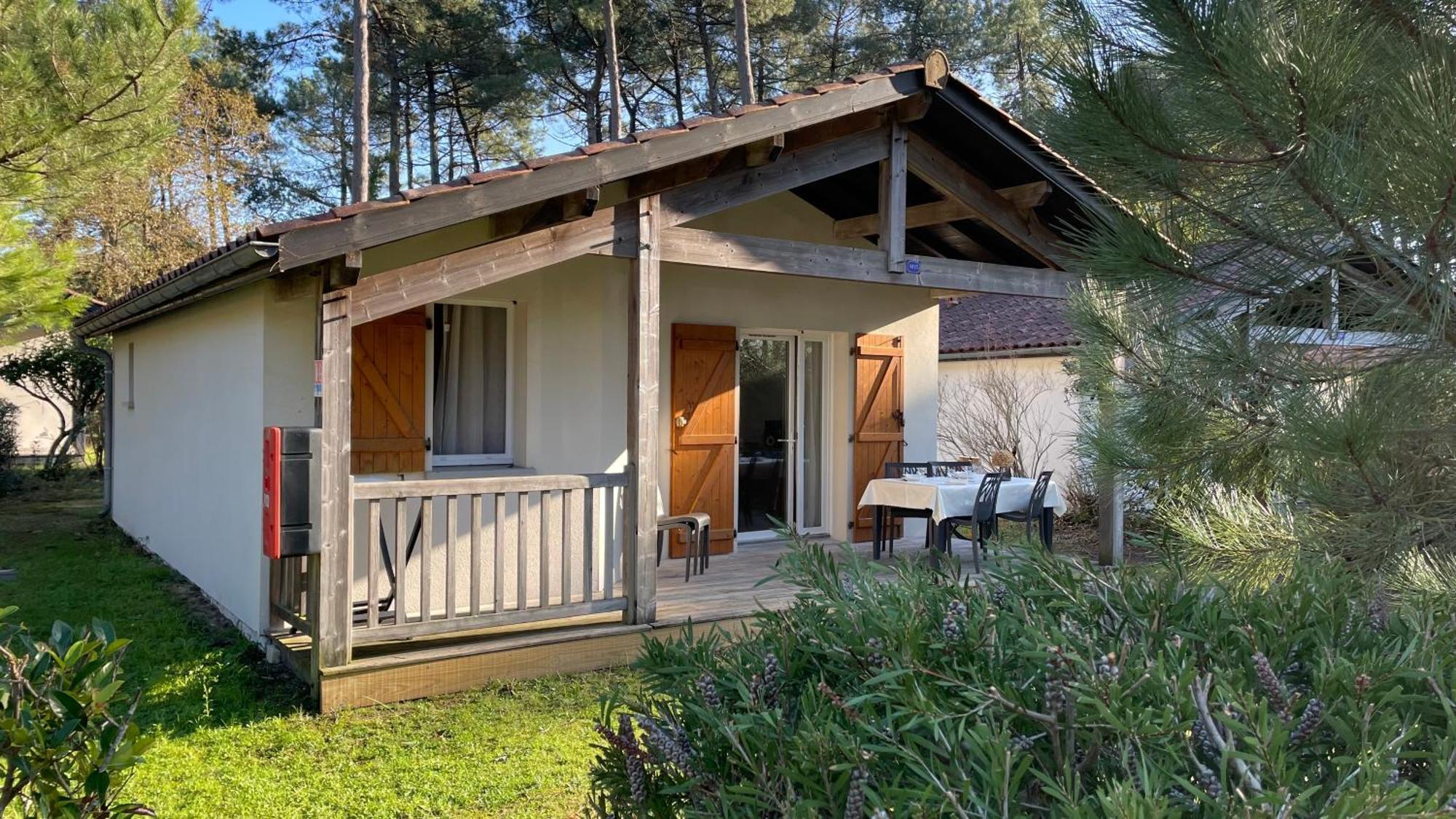 Chalet Paisible A La Plage, Piscine Et Tennis Ondres Bagian luar foto