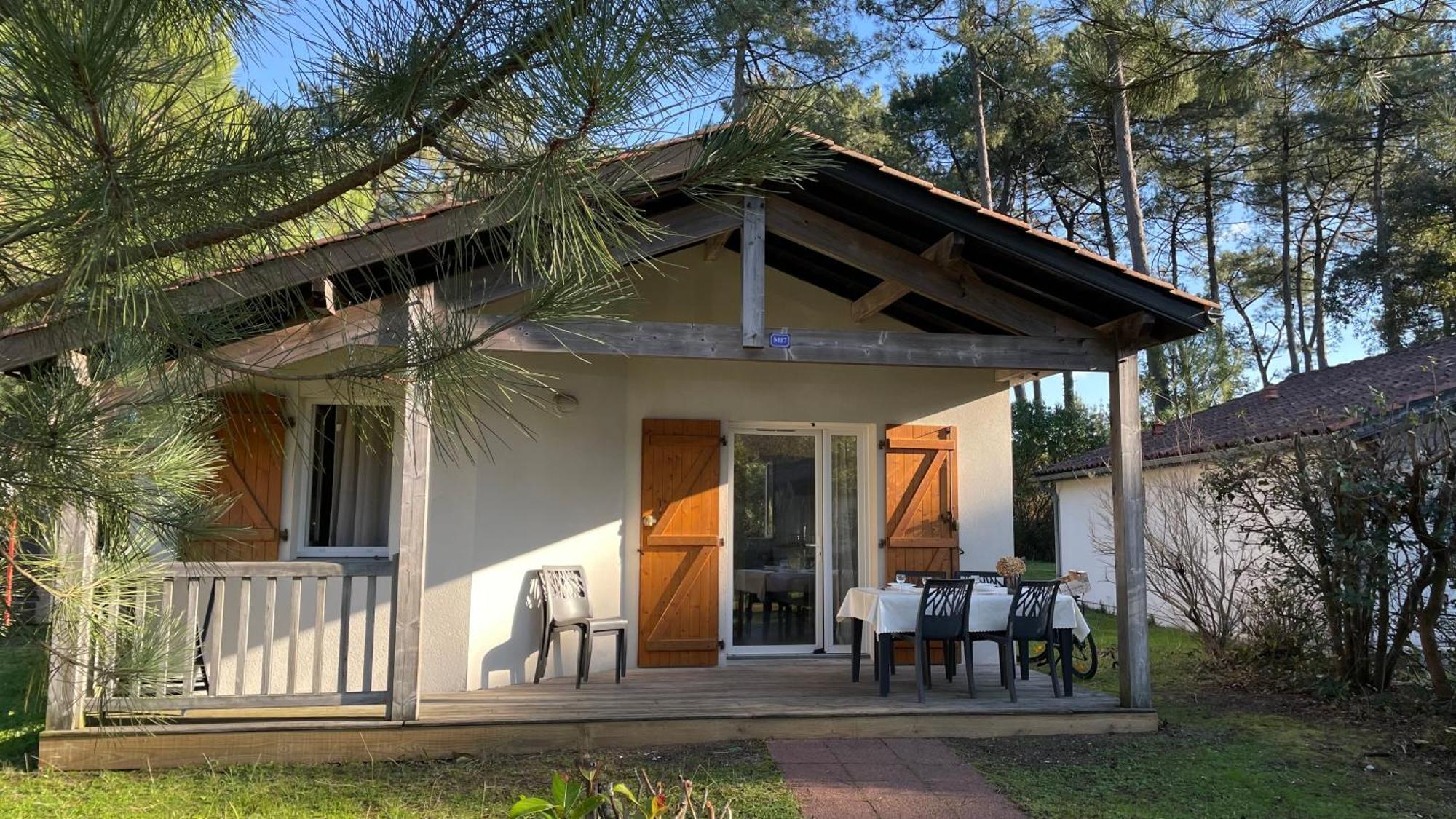 Chalet Paisible A La Plage, Piscine Et Tennis Ondres Bagian luar foto