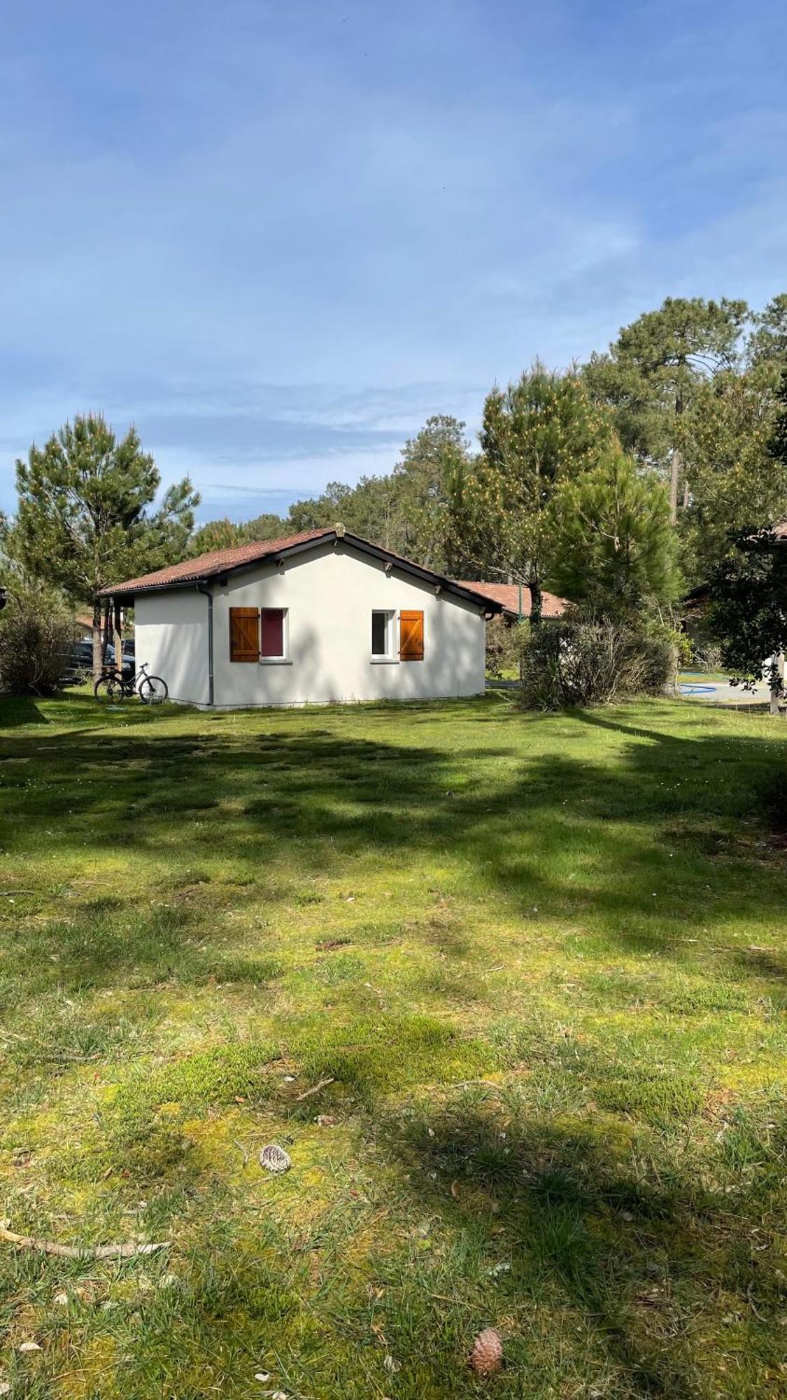 Chalet Paisible A La Plage, Piscine Et Tennis Ondres Bagian luar foto